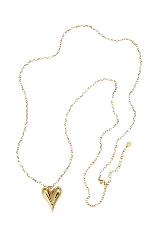 Lange ketting met hartje