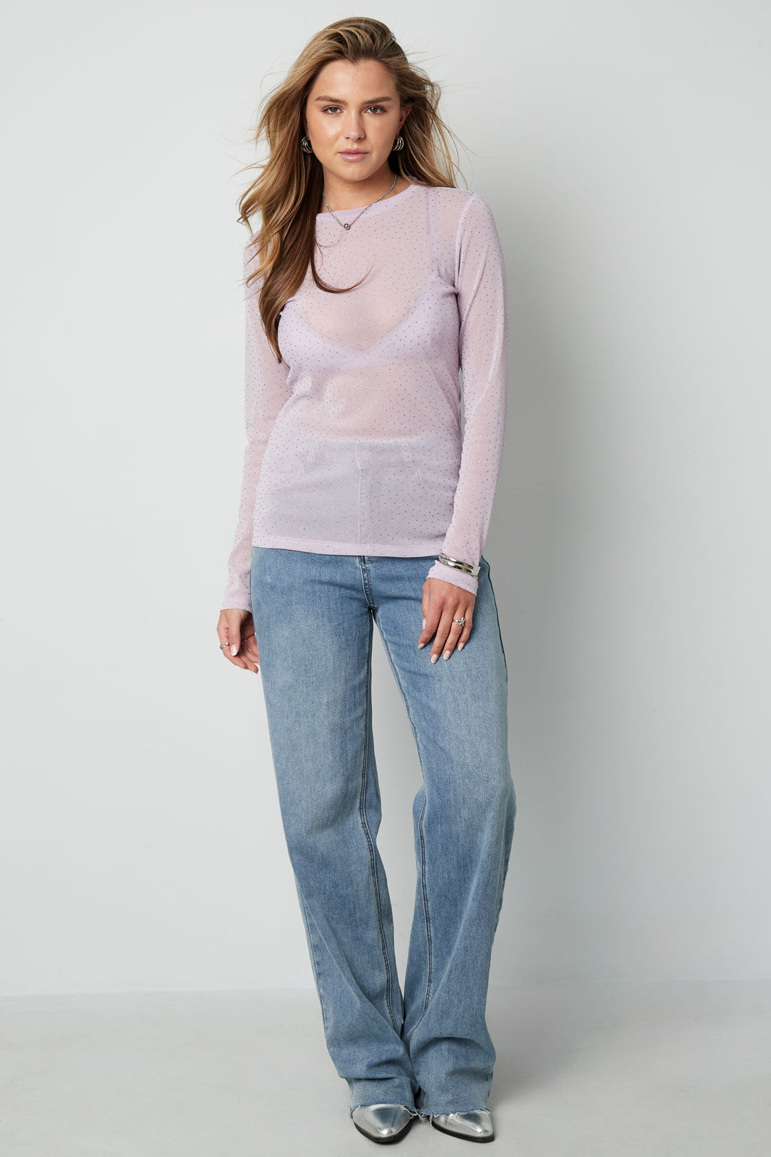 Doorzichtige long sleeve