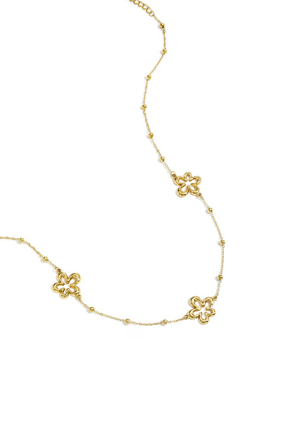 Ketting met bloemetjes