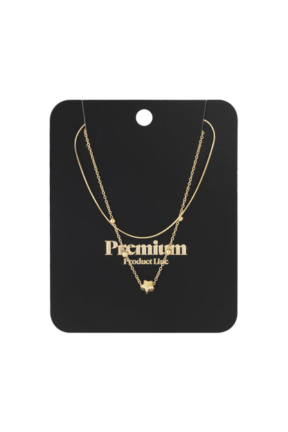 Sterren ketting dubbel laags