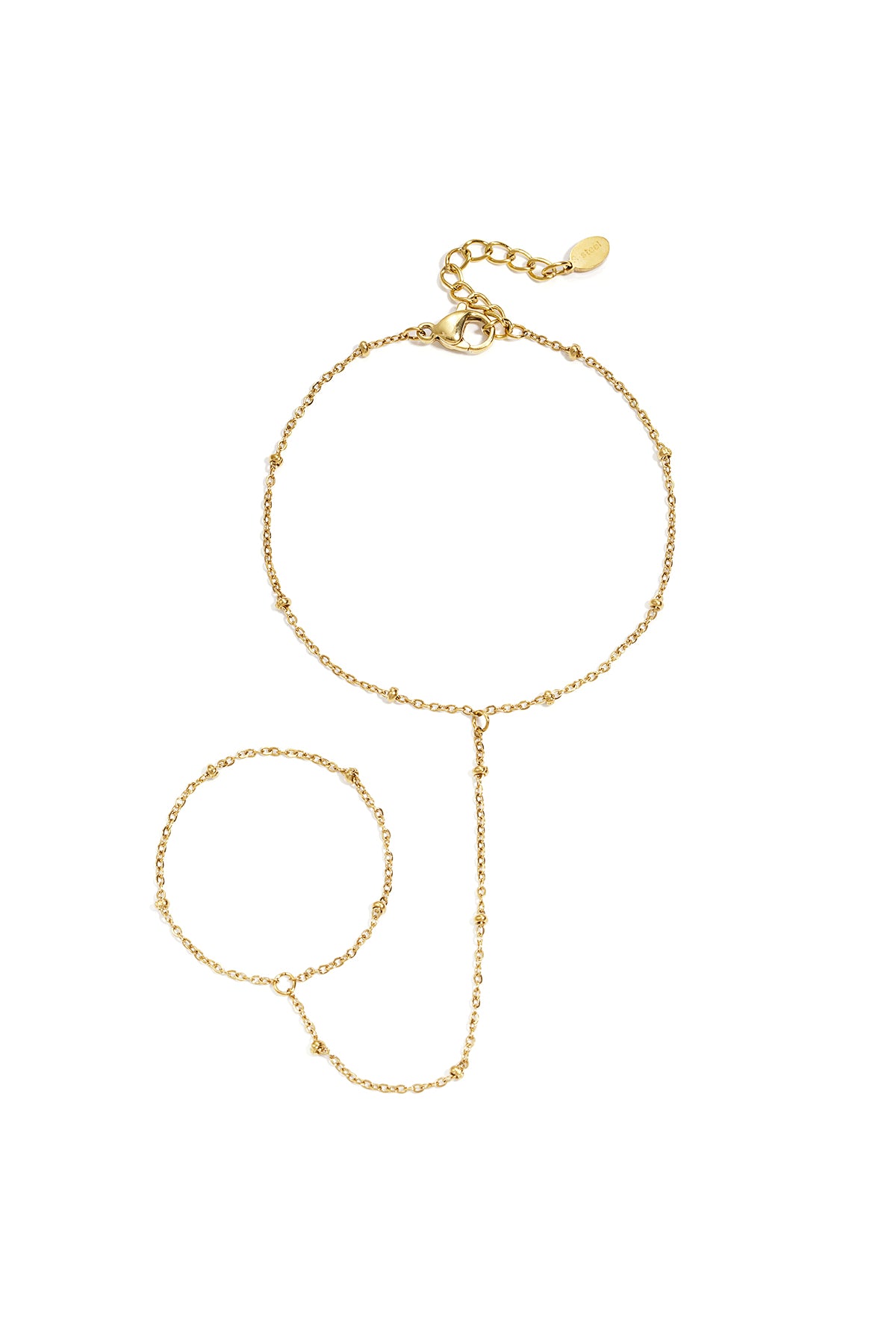 Hand chain met details