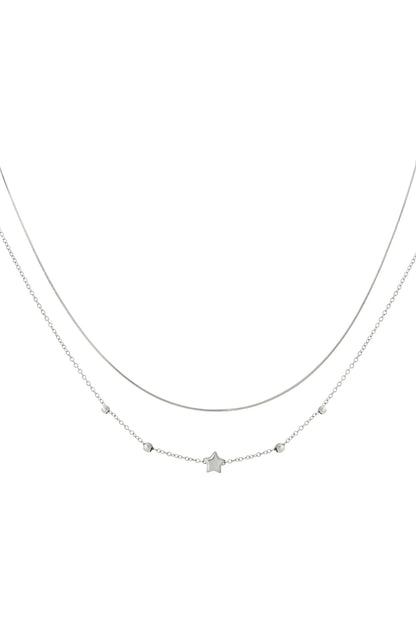 Sterren ketting dubbel laags