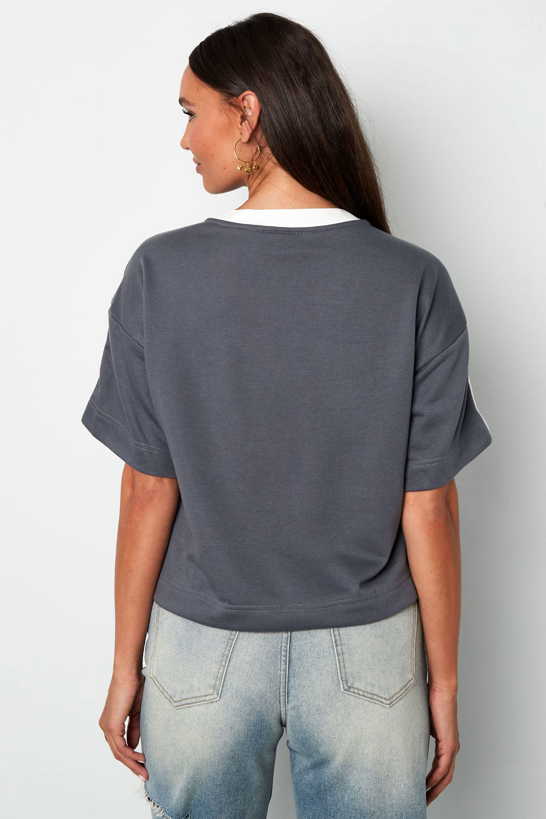 98 shirt v hals oversized