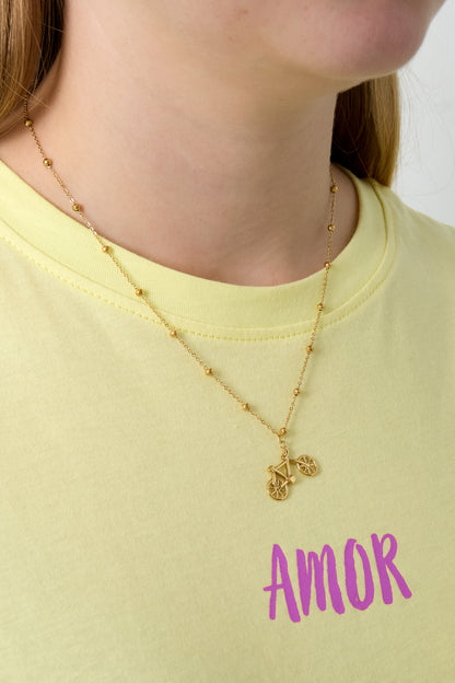 Ketting met klein fietsje