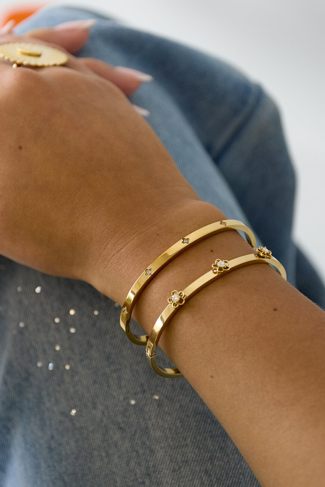 Bangle kleine diamantjes