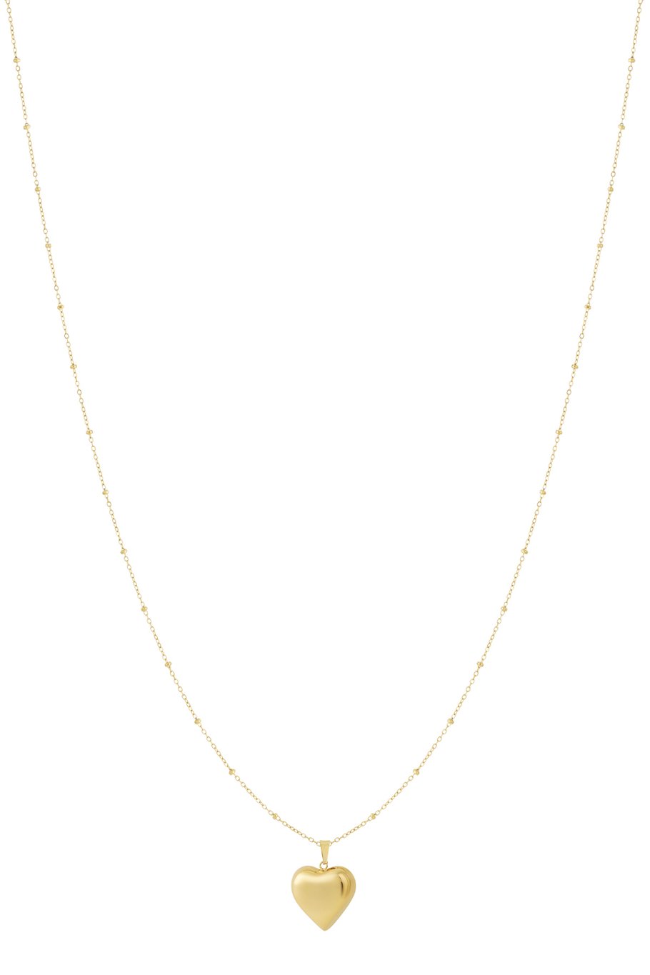 Lange ketting met hartje