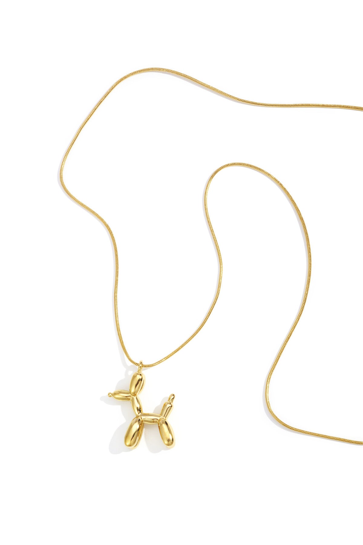 Lange ketting met hondje