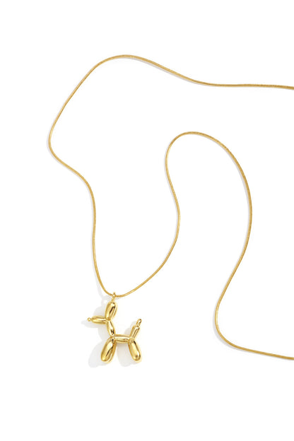Lange ketting met hondje