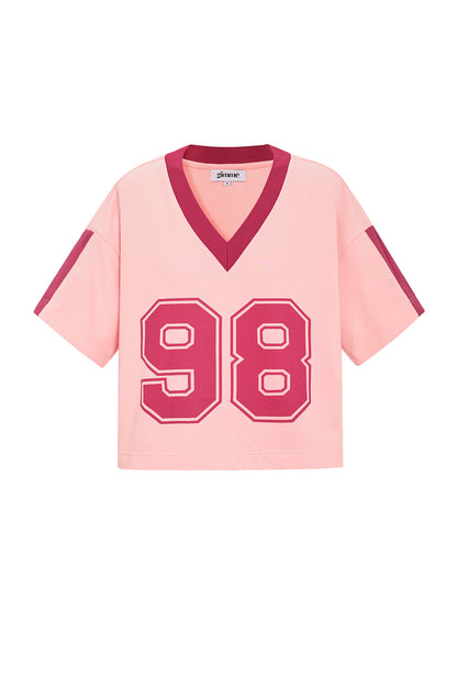 98 shirt v hals oversized