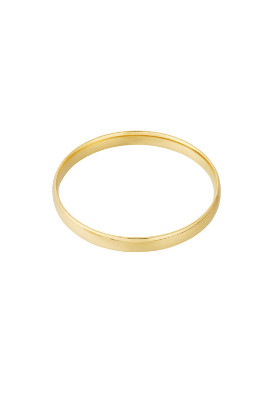 Gladde bangle goud
