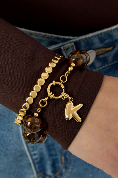 Sieraden bedel letter 