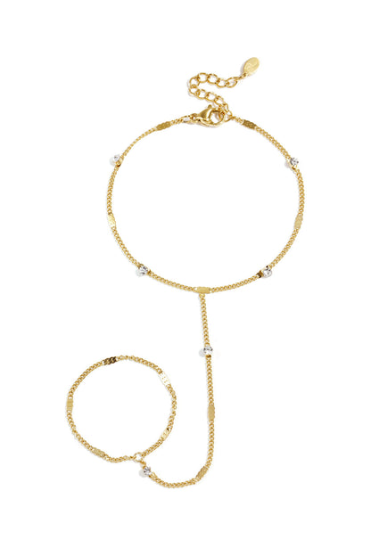 Handchain met steentjes