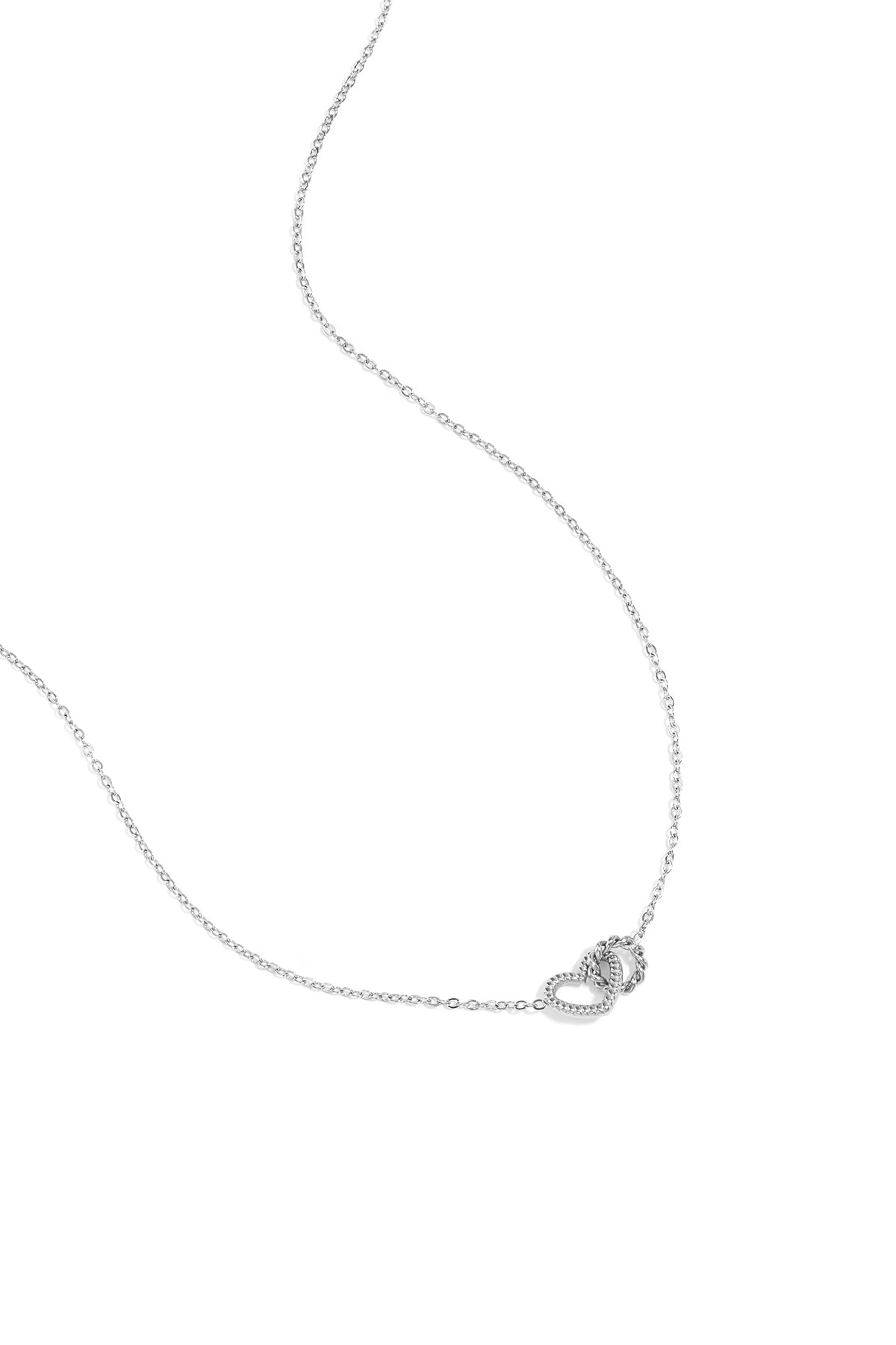 Ketting met connected hearts 