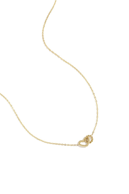 Ketting met connected hearts 